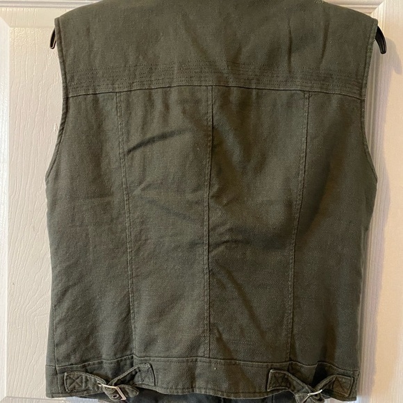 FOREVER 21 Green Vest Size Medium - Picture 6 of 6